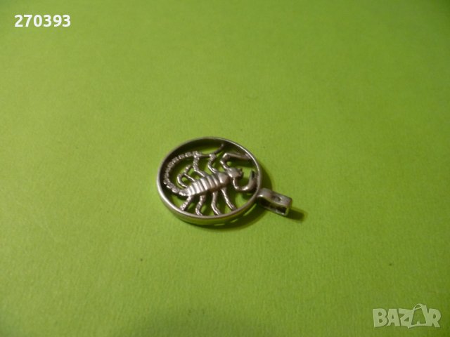 Масивна сребърна висулка "Скорпион", снимка 6 - Колиета, медальони, синджири - 36705186