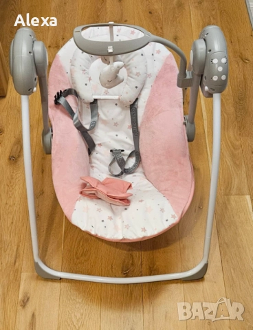 Електрическа люлка Chipolino модел Moonlight Чиполино, снимка 2 - Детски люлки - 51913651
