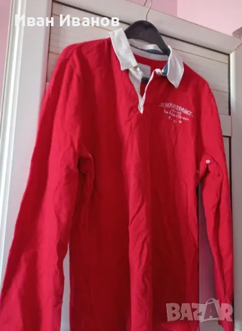 Оригинална фланелка с яка Peak Performance, снимка 2 - Блузи - 48351776