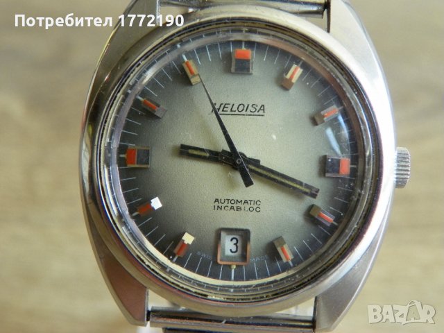 Мъжки Автоматичен Швейцарски Часовник "HELOISA" ​caliber ETA 2772​, 25 Jewels, снимка 2 - Мъжки - 36884919