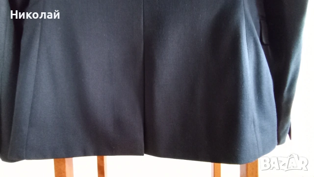 Мъжки костюм 100% студена вълна + подарък, снимка 7 - Костюми - 53604614