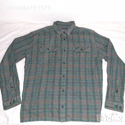 Patagonia Fjord Flannel Shirt (XL) мъжка риза, снимка 1 - Ризи - 38846929