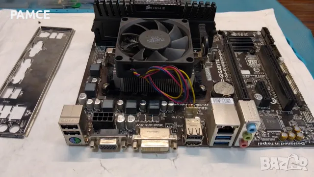 Комплект дъно, процесор, памет, видео карта Gigabyte F2A88XM-DS2 AMD Athlon x4 840 Corsair 8GB 2x4GB