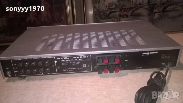 rotel ra-820 ll-stereo amplifier-внос франция, снимка 14 - Ресийвъри, усилватели, смесителни пултове - 26945270