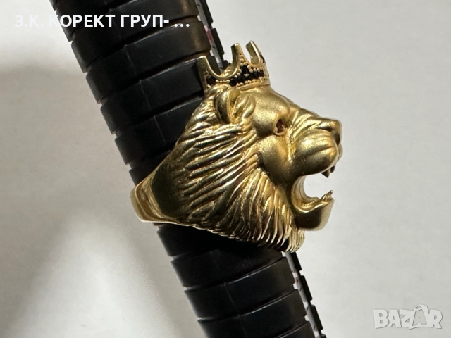 Златен пръстен 14к, 13,34гр, снимка 9 - Пръстени - 52740429