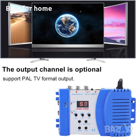 HDM69L Цифров ,аудио, видео  RF модулатор, снимка 6 - Приемници и антени - 51563485