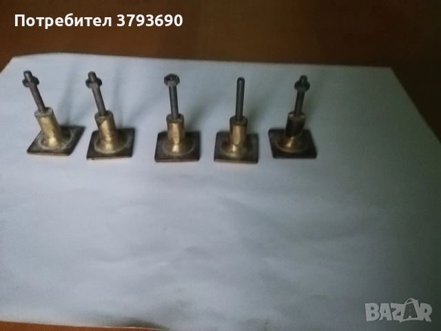 винтич дръшки за мебели от масивен месинг, снимка 3 - Секции и витрини - 53302164