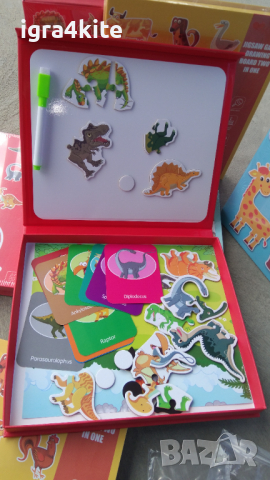 дигитална магнитна кутия с магнити на горски животни / 3 модела, снимка 10 - Образователни игри - 36505181