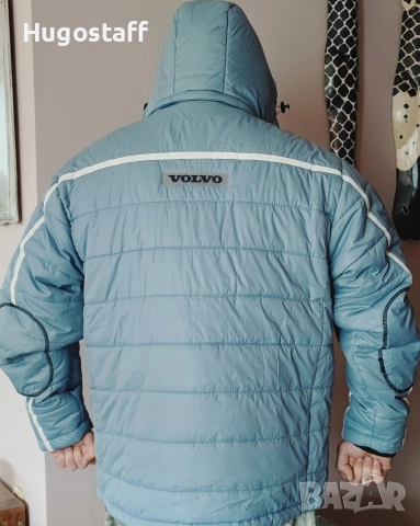Мъжко оригинално топло Зимно Яке Шуба парка качулка VOLVO TRUCKS SINCE 1928 ХХЛ, снимка 2 - Якета - 52581584