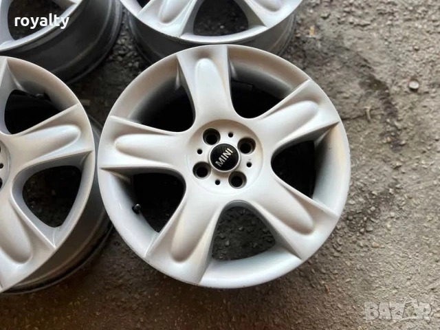 4х100 17 Джанти Лети Mini Cooper 4x100 Мини Купър оригинални, снимка 2 - Аксесоари и консумативи - 51610108