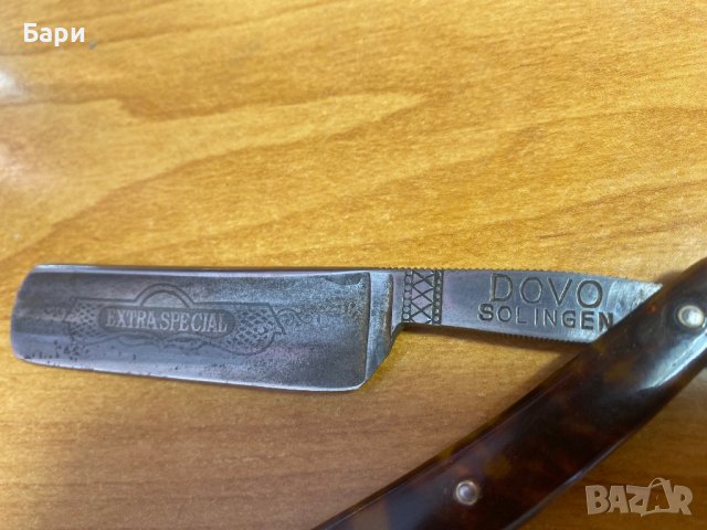 Рядък стар бръснач DOVO Solingen, снимка 3 - Колекции - 39153358