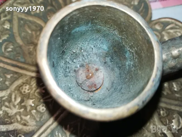 ЛУЛА-СВЕЩНИК МЕД МЕСИНГ 17Х12Х8СМ-ВНОС SWISS 1201251902, снимка 12 - Антикварни и старинни предмети - 48654725