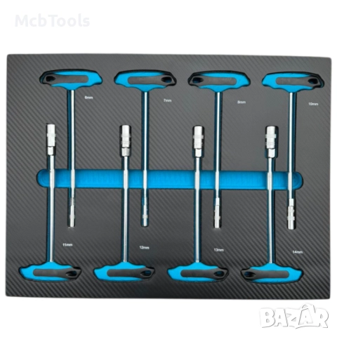 Професионален шкаф с инструменти Stahlmayer – 7 чекмеджета, неръждаем плот, 251 части, снимка 8 - Други инструменти - 52242547