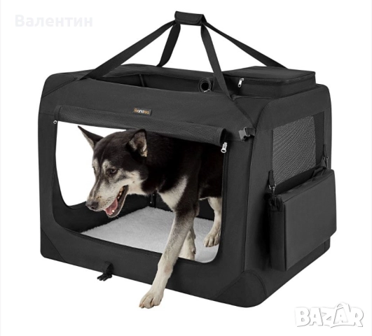 Транспортна чанта за кучета и котки Songmics Canvas