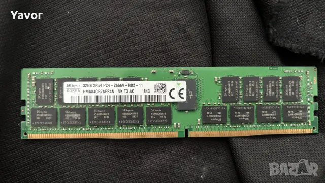 Сървърни памети ECC DDR4 RAM 16GB/32GB, снимка 1 - RAM памет - 47690586