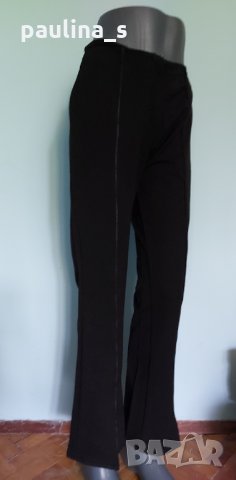 Еластичен панталон с широки крачоли и цепки / България , снимка 2 - Панталони - 33346569