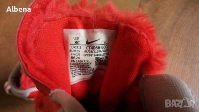 NIKE Toddler Team Hustle D 9 Lil CT4066-600 Размер EUR 25 детски маратонки 46-14-S, снимка 17 - Детски маратонки - 43646983