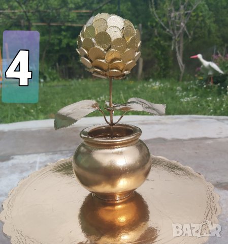 Златна ябълка на изобилието и парите, снимка 9 - Декорация за дома - 28058723