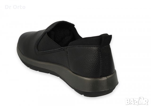 Дамски ортопедични обувки без връзки DR ORTO CASUAL, Черни, снимка 2 - Маратонки - 34638056