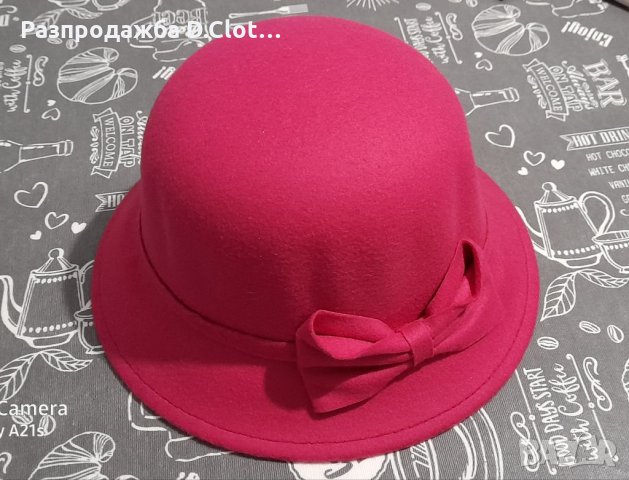 Шапка капела циклама , снимка 3 - Шапки - 35121916