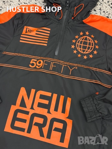 Мъжки анорак NEW ERA. Размер S, снимка 3 - Спортни дрехи, екипи - 52943661