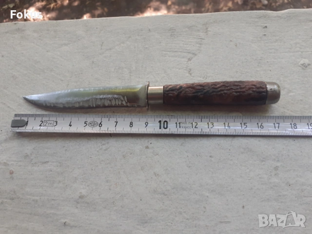 Стар малък нож ножка ножче, снимка 5 - Антикварни и старинни предмети - 53274306
