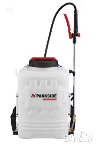 Електрическа помпа за пръскане Parkside Performance 20 V, PRDSP 20-Li C2, 16 л, работно налягане 2-6