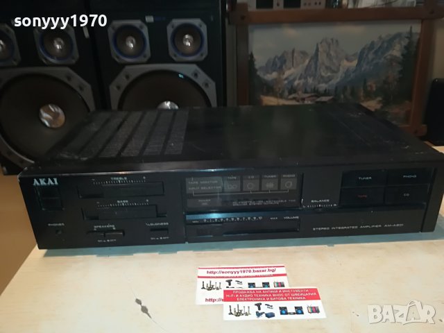 AKAI AM-A201 AMPLIFIER-MADE IN JAPAN 2007221100, снимка 7 - Ресийвъри, усилватели, смесителни пултове - 37444903