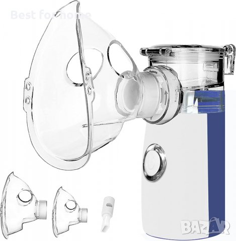 Инхалатор за възрастни, деца и бебета, Комплект пулверизатор с маска за лице и мундщук model UN208, снимка 1 - Други - 39532556