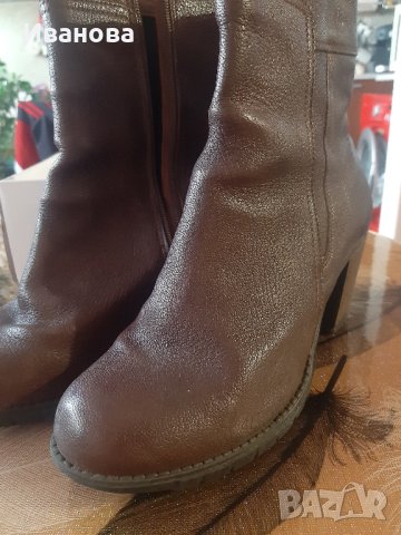 Естествена здрава кожа боти 40 номер , снимка 7 - Дамски боти - 43313017