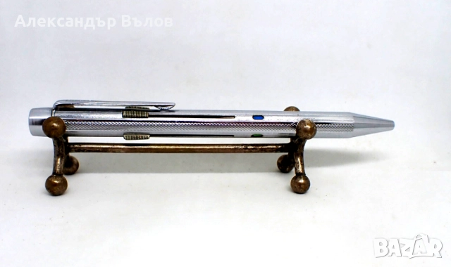 Стара Химикалка rOtring  4 цвята Германия Немска Писане Пишещ Инструмент, снимка 3 - Колекции - 51583553