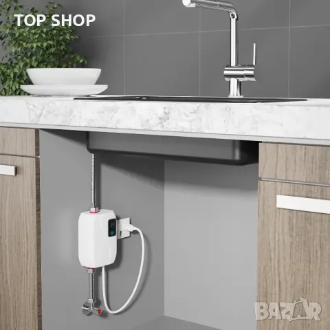 Мини електрически бойлер Mulcort, проточен бойлер 220V 3000W, снимка 2 - Бойлери - 49627436