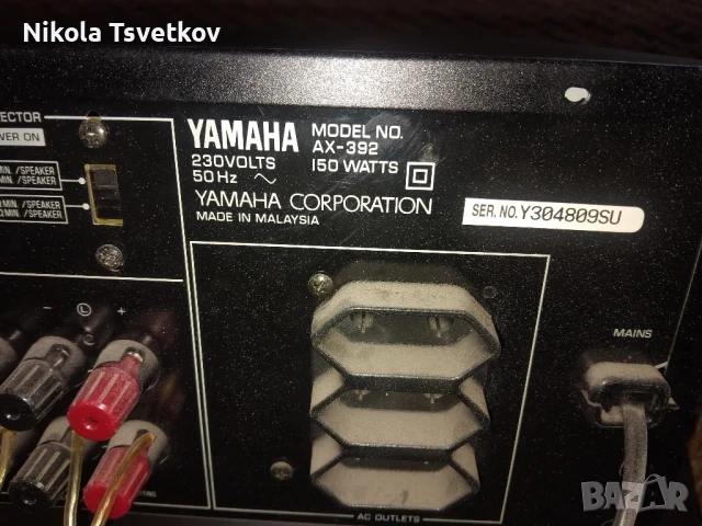 Yamaha AX-392, снимка 5 - Ресийвъри, усилватели, смесителни пултове - 50581639