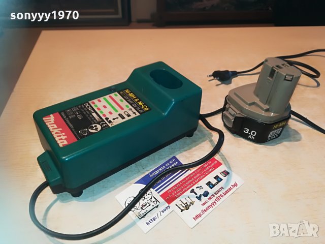 makita charger+battery внос england 1306211028, снимка 5 - Винтоверти - 33197664