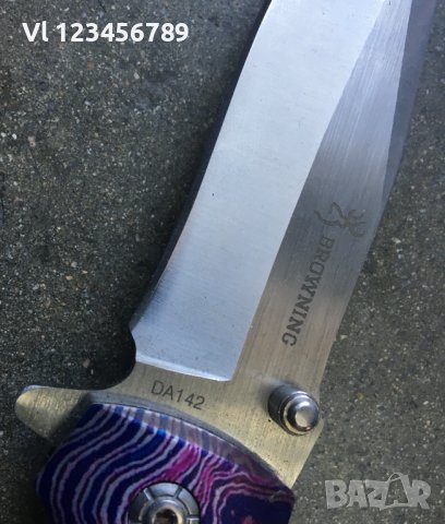  Сгъваем автоматичен нож Browning DA142 100x230, снимка 5 - Ножове - 39592191
