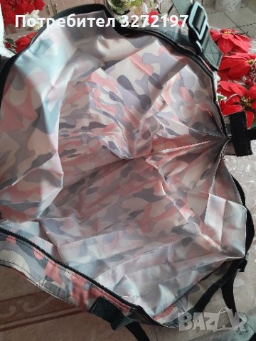 Сгъваема чанта за многократна употреба,водоустойчива пазарска/плажна чанта за пътуване , снимка 10 - Чанти - 40564415