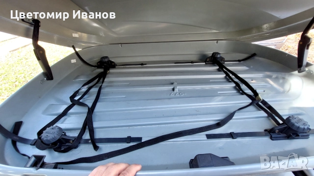 Автобокс, багажник за покрив Thule pacific 100, снимка 9 - Аксесоари и консумативи - 52305776