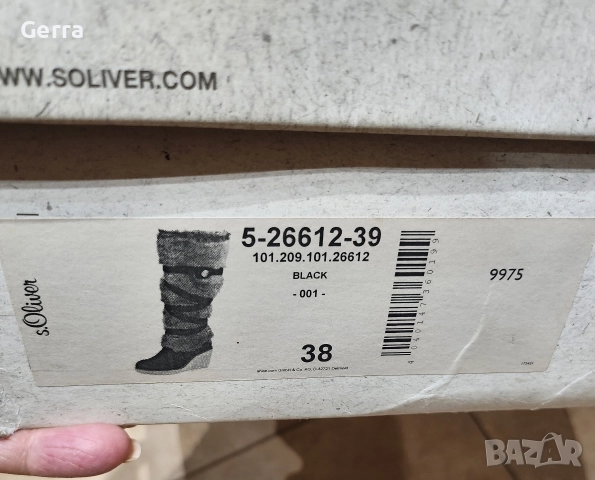 Ботуши s'Oliver 38, снимка 6 - Дамски ботуши - 52665007