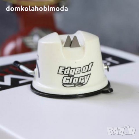 Точило за ножове, С вакуум стойка, 6x4см, Работна повърхност закален волфрамов карбит, снимка 4 - Аксесоари за кухня - 33618221