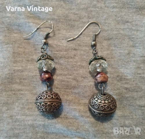 Винтидж обеци, снимка 3 - Обеци - 52723602