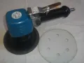 АВСТРИЙСКИ Оригинален ф150мм Пневматичен Ротационен Кръгъл ЕКСЦЕНТЪР ВИБРОШЛАЙФ WORKZONE Като нов , снимка 1