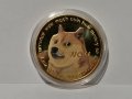 Dogecoin - позлатена колекционерска монета, снимка 7