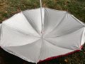 панелен плажен чадър ф2000 с UV защита и калъф за носене .
