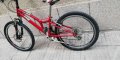 Велосипед колело 24цо 18скорости преден амортисьор аиро капки предна дискова спирачка технически ок, снимка 9