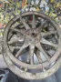 Стари дървени колела за битова стая или полилей, снимка 5