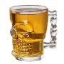 Уникална стъклена халба във форма на Череп. Обичате ли да пиете любимата си напитка, не само добре о, снимка 1 - Чаши - 43231656