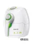 Фритюрник с горещ въздух Sencor SFR 3220WH, 1 500W, 2.6L, Бял/Зелен Код R216, снимка 1