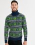 Native Youth коледен мъжки пуловер L, снимка 1 - Пуловери - 38423490