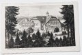 Стара черно-бяла картичка Шварцвалд 1934, снимка 1 - Филателия - 44111613