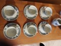 китайски порцеланов комплект за кафе + чинии